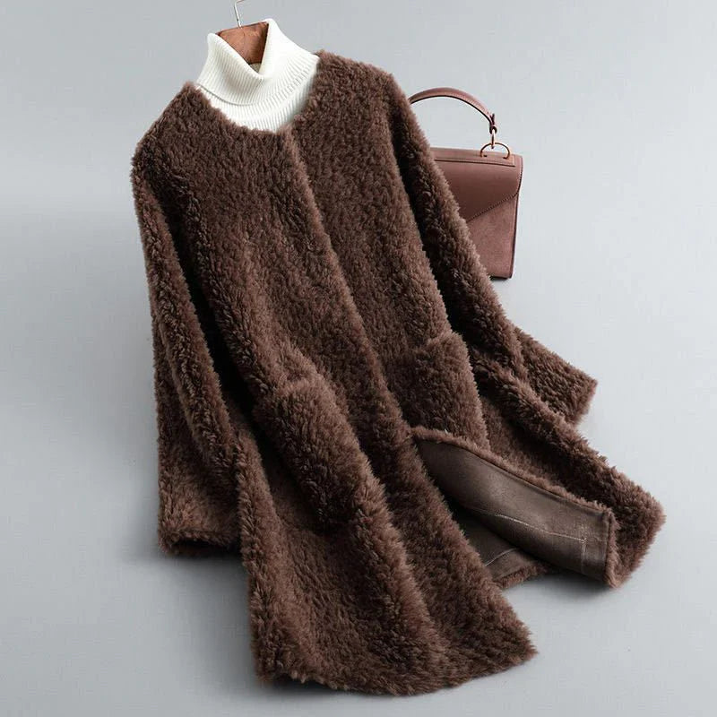 Margot Teddy Shearling Coat