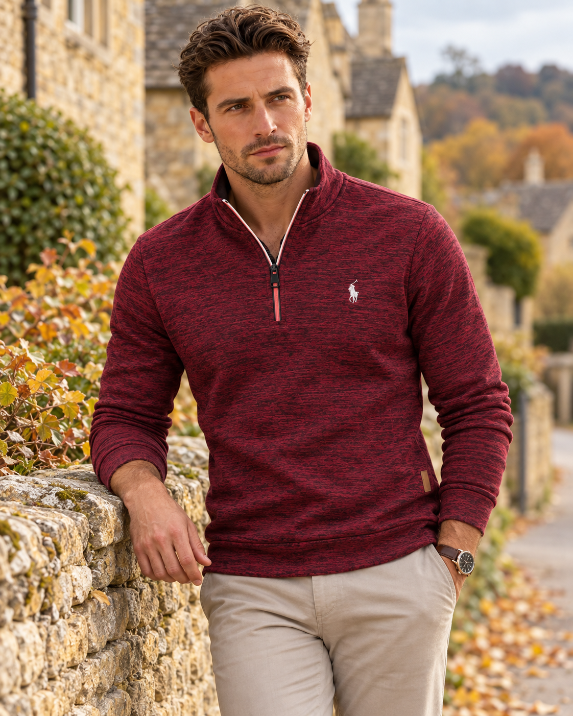 The Kensington Half-Zip Knit