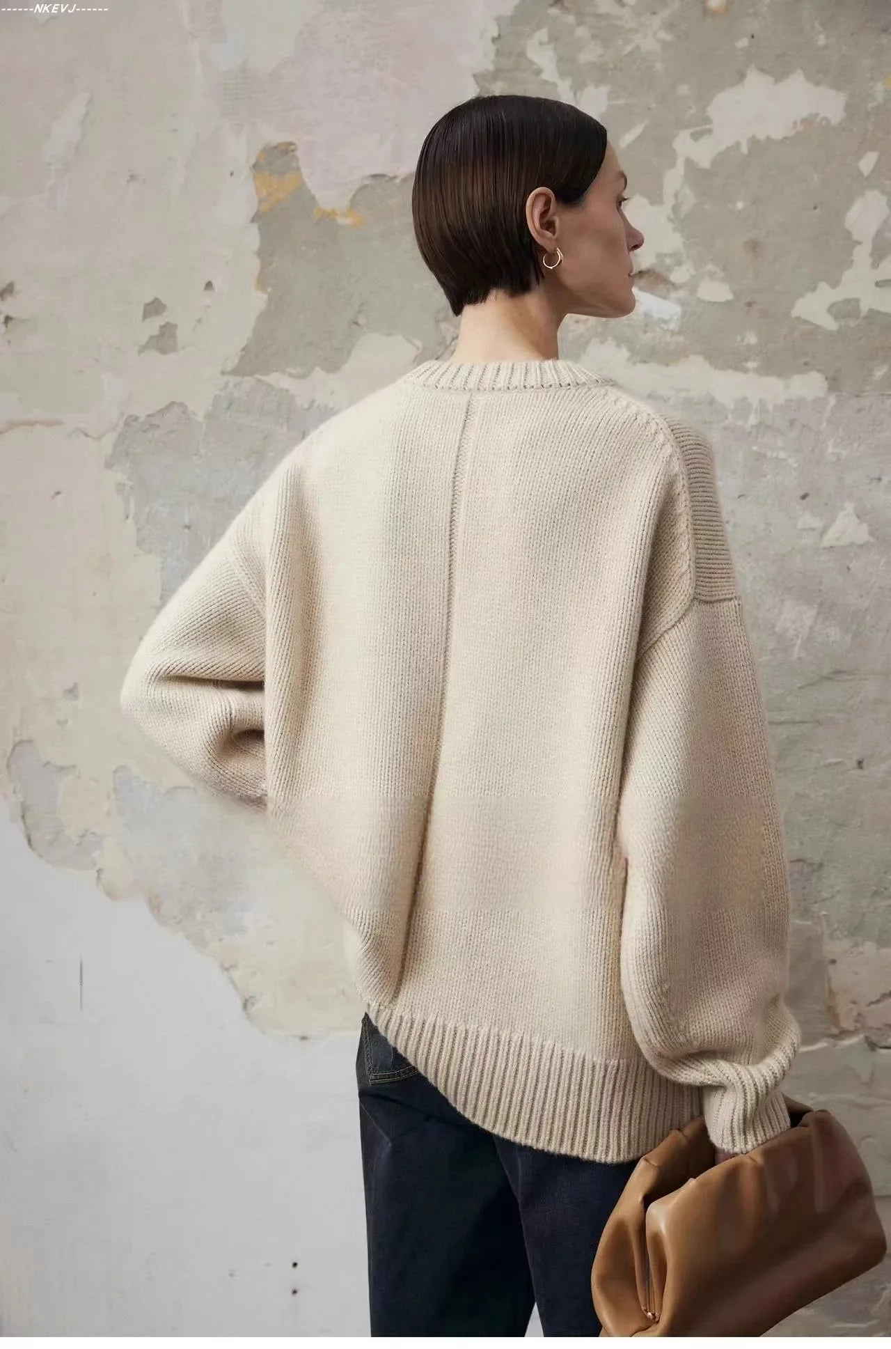 Bellmere Pure Cashmere Oversized Sweater