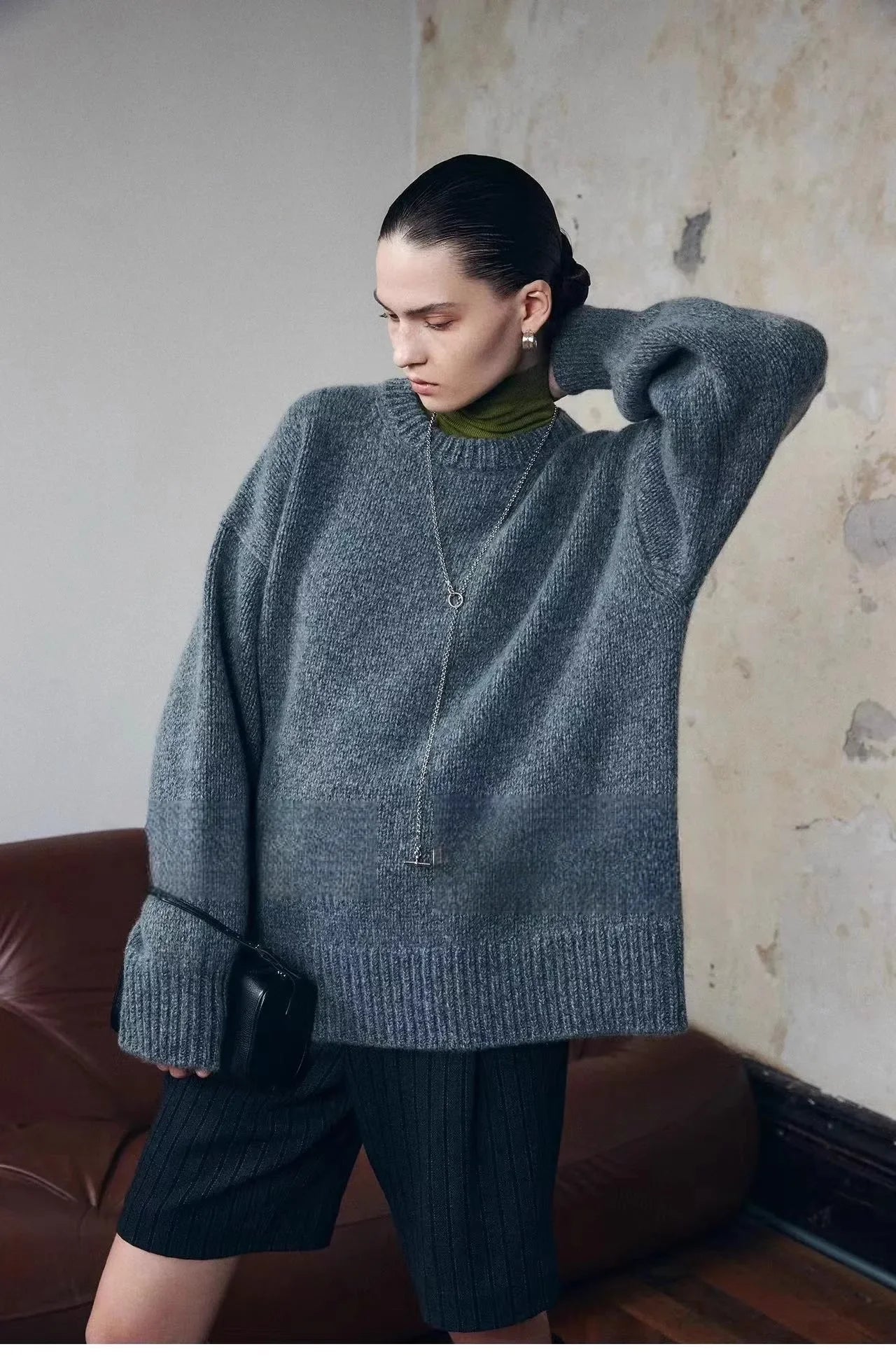 Bellmere Pure Cashmere Oversized Sweater